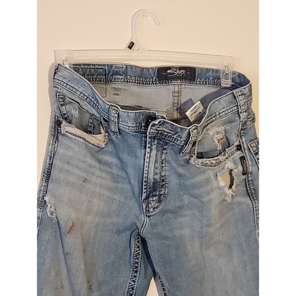 Women's Silver Jeans Co. Jeans, W34/L32, Light Blue - Picture 5 of 8